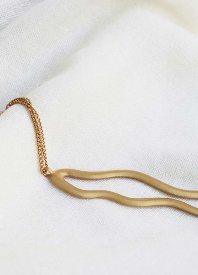Meandres Golden Necklace - Image 3